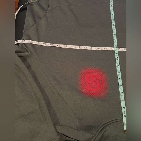 Adidas NC State Wolfpack Gray Pullover Hoodie - Picture 10 of 11